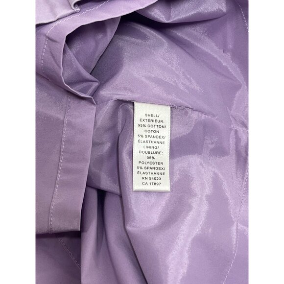 Banana Republic Mini Skirt Pleated Lavender Purple Mini Skirt Womens 8 - Picture 6 of 7